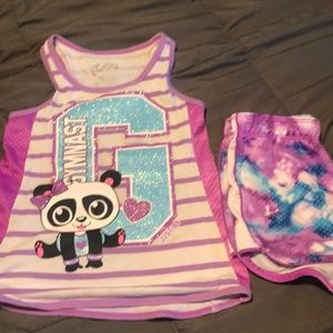 Girls Justice size 6 matching set